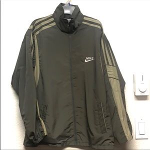Vintage Nike Olive Green Windbreaker